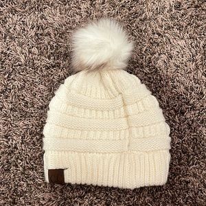 C.C beanie (worn once)
